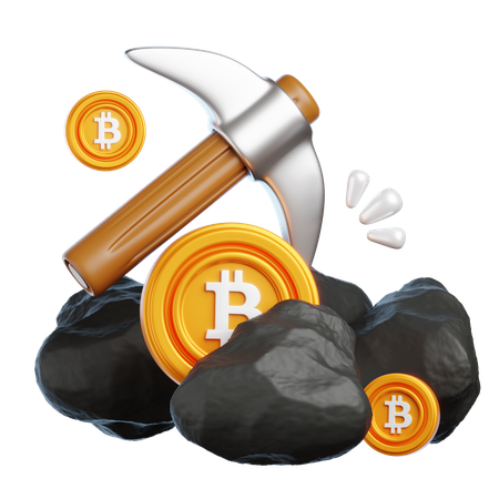 Crypto Mining  3D Icon