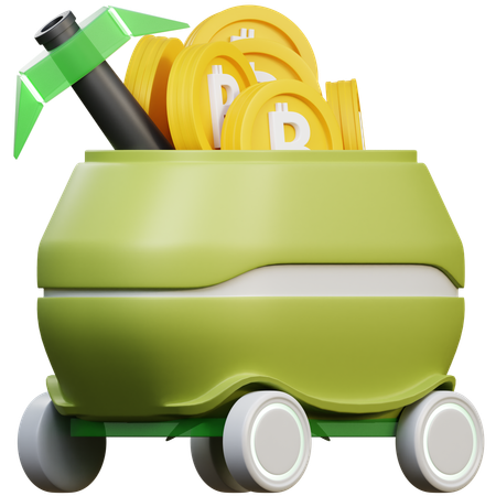 Crypto Mining  3D Icon