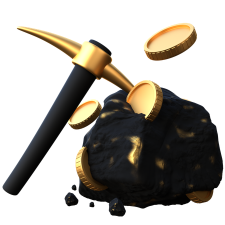 Crypto Mining  3D Icon