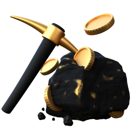 Crypto Mining  3D Icon