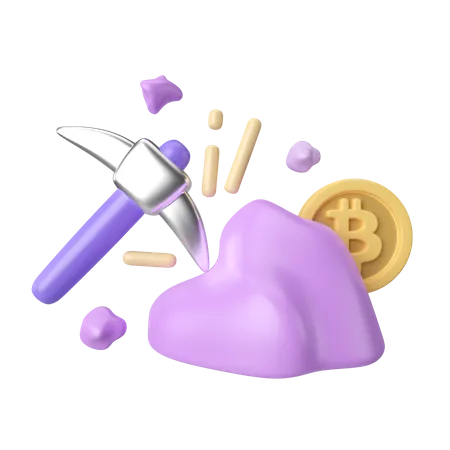 Crypto Mining  3D Icon