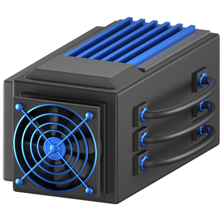 Crypto Mining  3D Icon