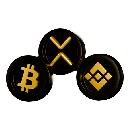 Crypto-monnaie  3D Icon