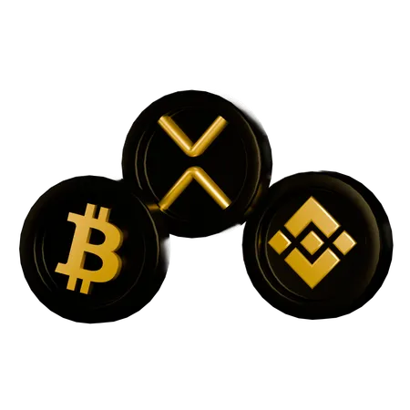 Crypto-monnaie  3D Icon