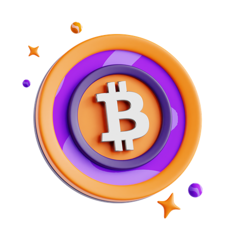 Pièce cryptographique  3D Icon