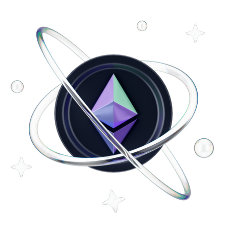 Crypto Network  3D Icon