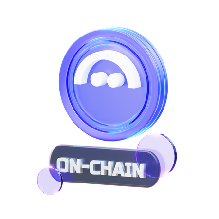 Crypto Onchain  3D Icon