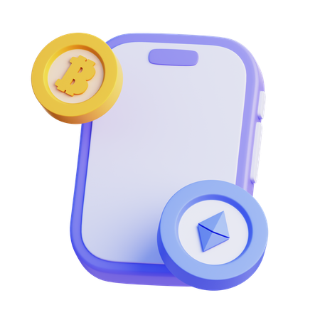 Crypto Payment  3D Icon