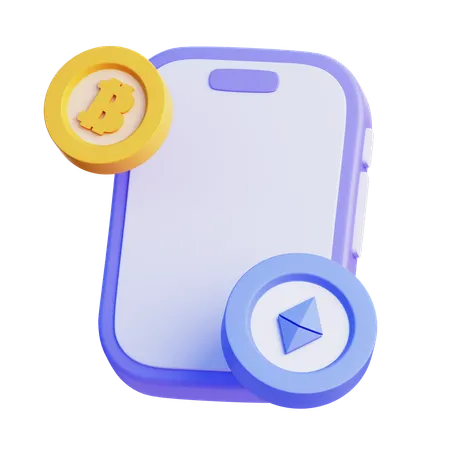 Crypto Payment  3D Icon