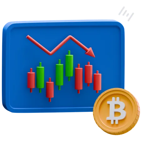 Perte de crypto  3D Icon