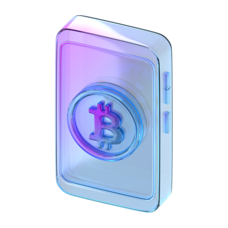 Crypto Phone  3D Icon