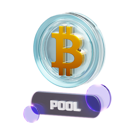 Crypto-pool  3D Icon