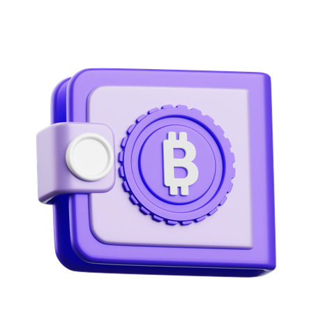 Portefeuille cryptographique  3D Icon