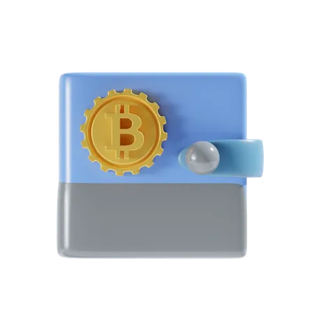 Portefeuille cryptographique  3D Icon