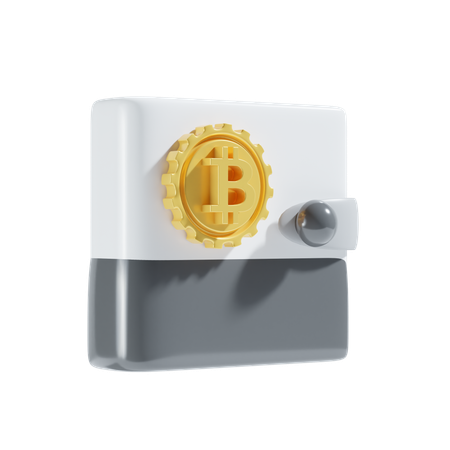 Portefeuille cryptographique  3D Icon