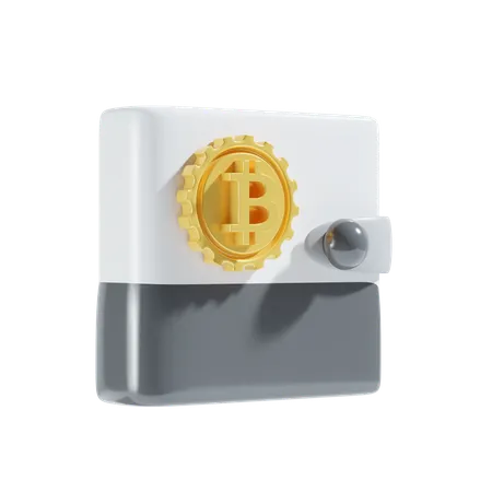 Portefeuille cryptographique  3D Icon