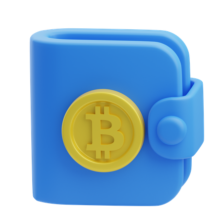 Portefeuille cryptographique  3D Icon