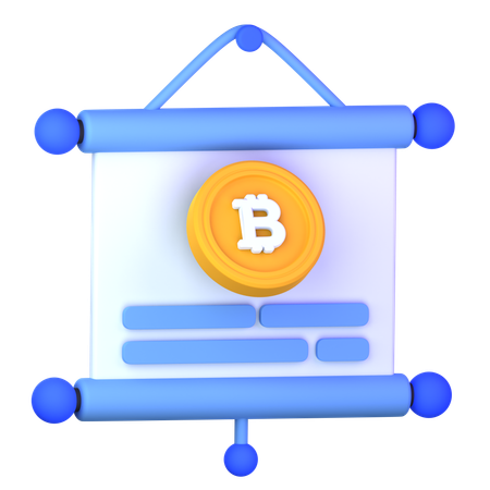 Crypto Presentation  3D Icon