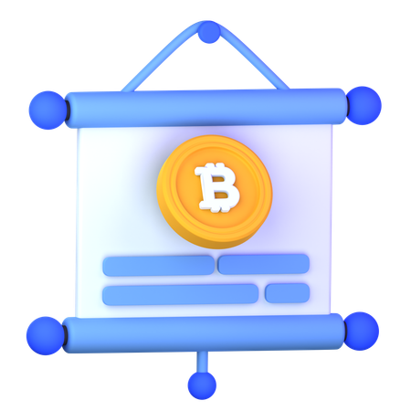 Crypto Presentation  3D Icon