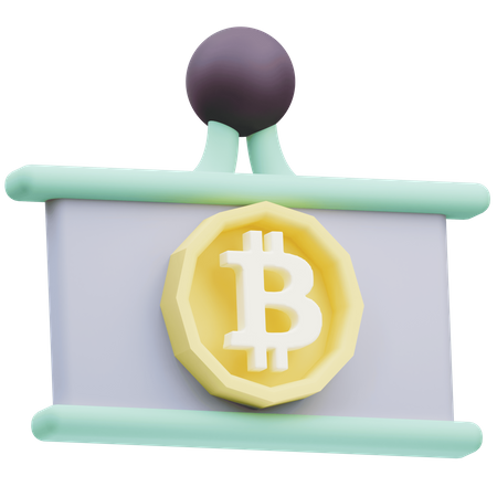 Crypto Presentation  3D Icon