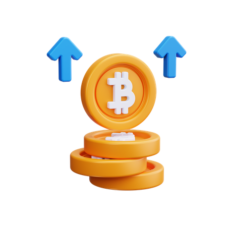 Profit crypto  3D Icon