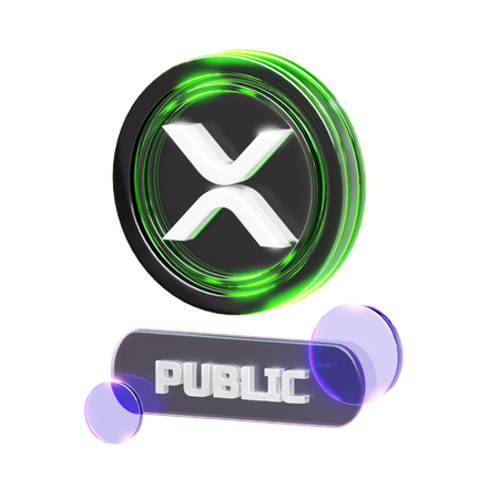 Crypto-public  3D Icon