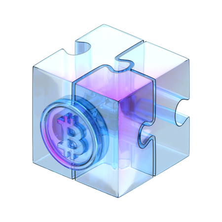 Crypto Puzzle  3D Icon