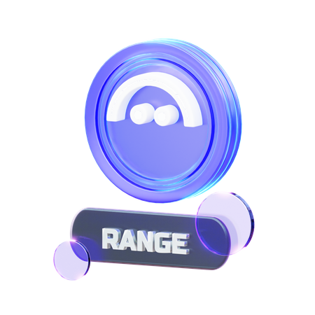 Crypto Range  3D Icon