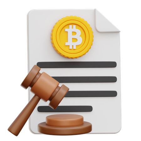 Crypto Regulation  3D Icon