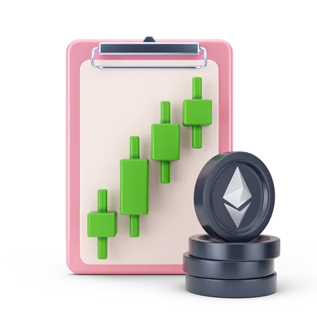 Crypto Report  3D Icon