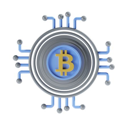 Réseau cryptographique  3D Icon