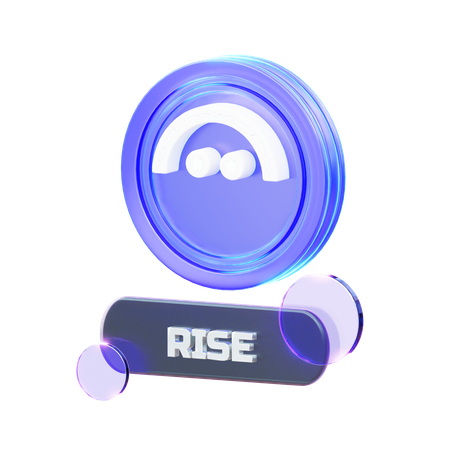 Crypto Rise  3D Icon