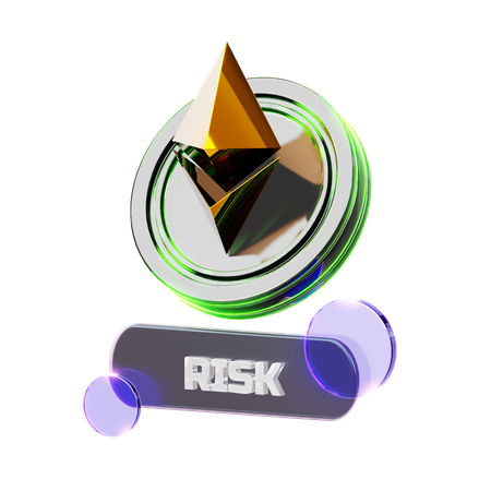 Crypto Risk  3D Icon
