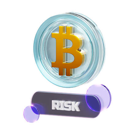 Crypto-risque  3D Icon
