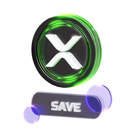 Crypto-sauvegarde  3D Icon