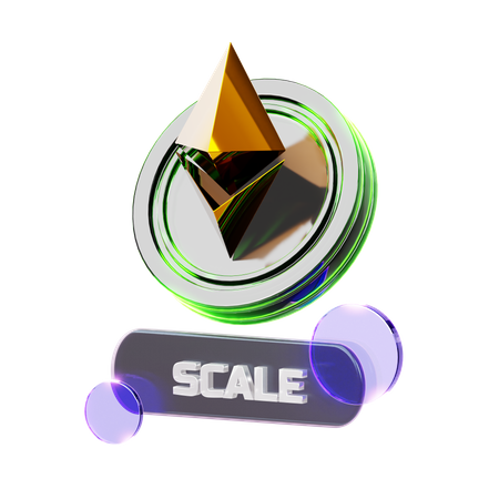 Crypto Scale  3D Icon