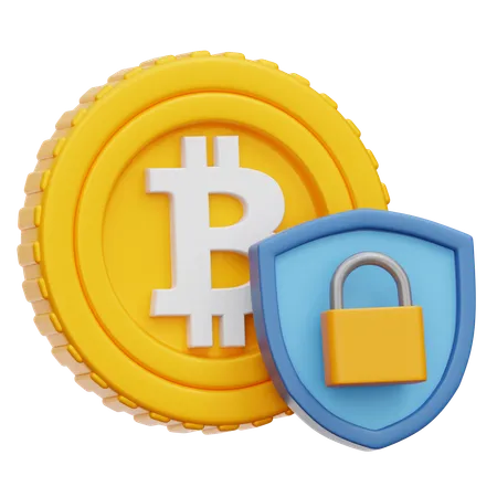 Crypto Security  3D Icon