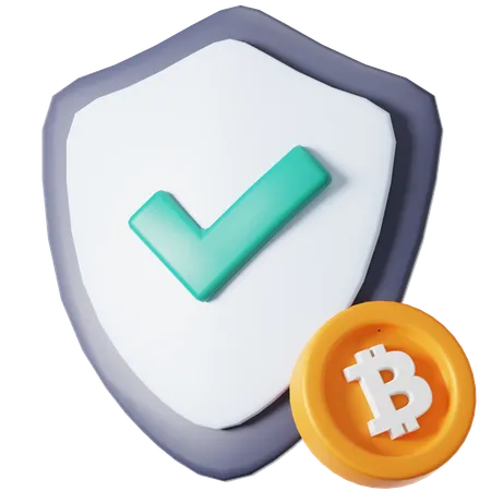 Crypto Security  3D Icon