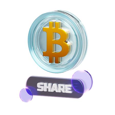 Crypto-partage  3D Icon