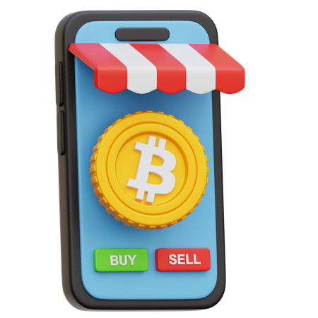 Crypto Shop  3D Icon