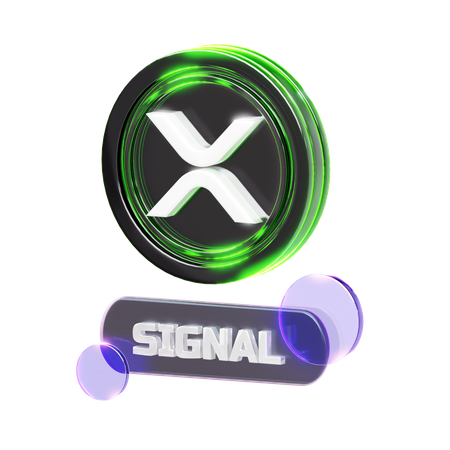 Crypto-signal  3D Icon