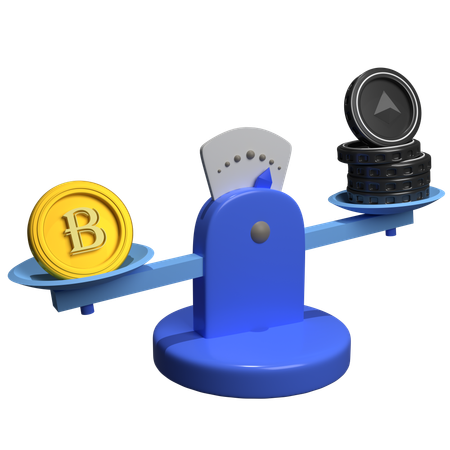 Crypto Size  3D Icon