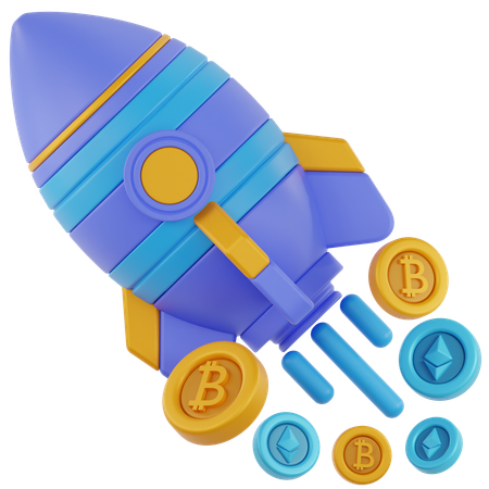 Crypto Startup  3D Icon