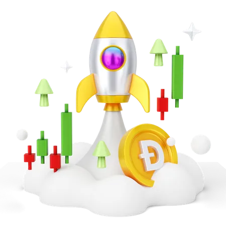 Crypto Startup  3D Icon