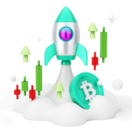 Crypto Startup  3D Icon