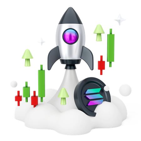 Crypto Startup  3D Icon