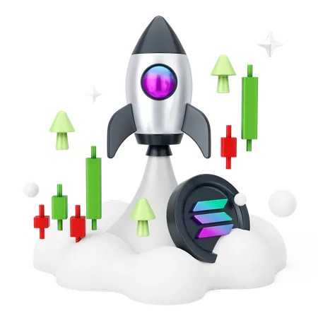 Crypto Startup  3D Icon