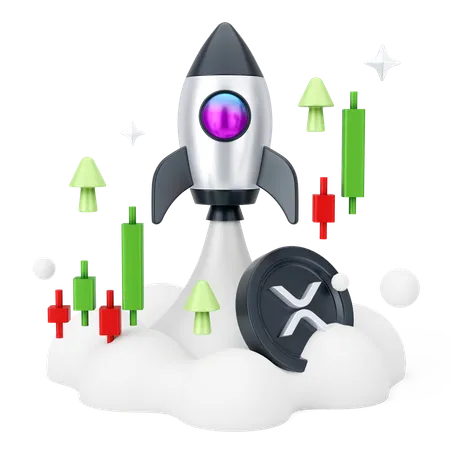 Crypto Startup  3D Icon