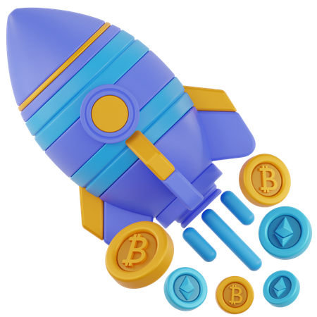 Crypto Startup  3D Icon