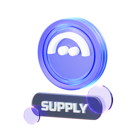 Crypto Supply  3D Icon